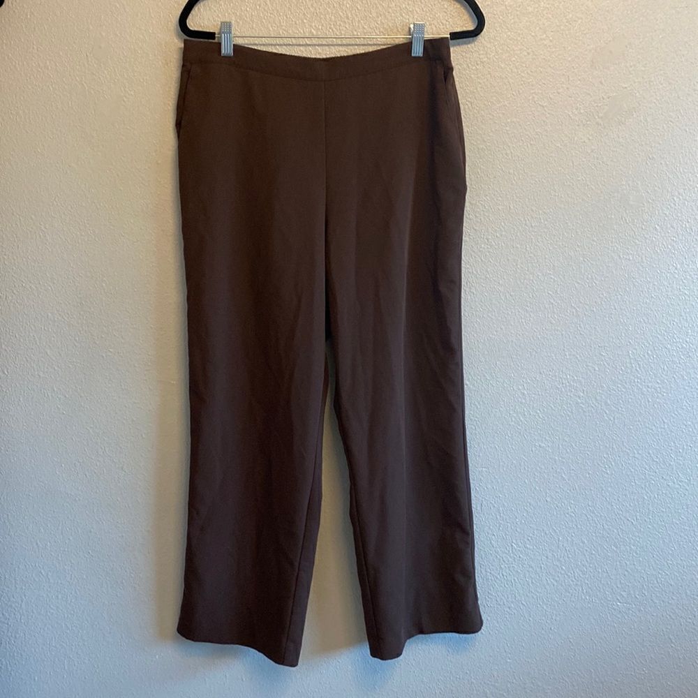 Alfred Dunner- Dark brown pants- Size 14